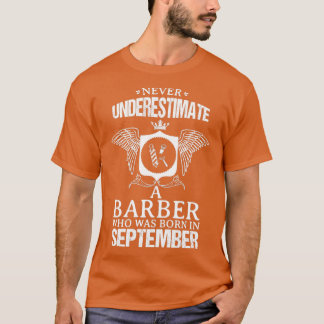 T-shirt Barber Septembre Drôle Conception Pour Cadeau