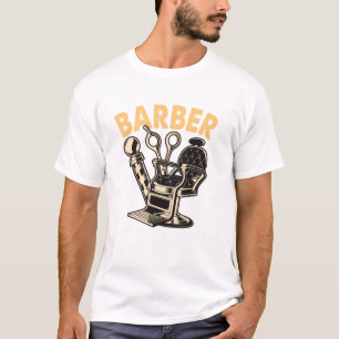 T-shirt Barber s'estompé