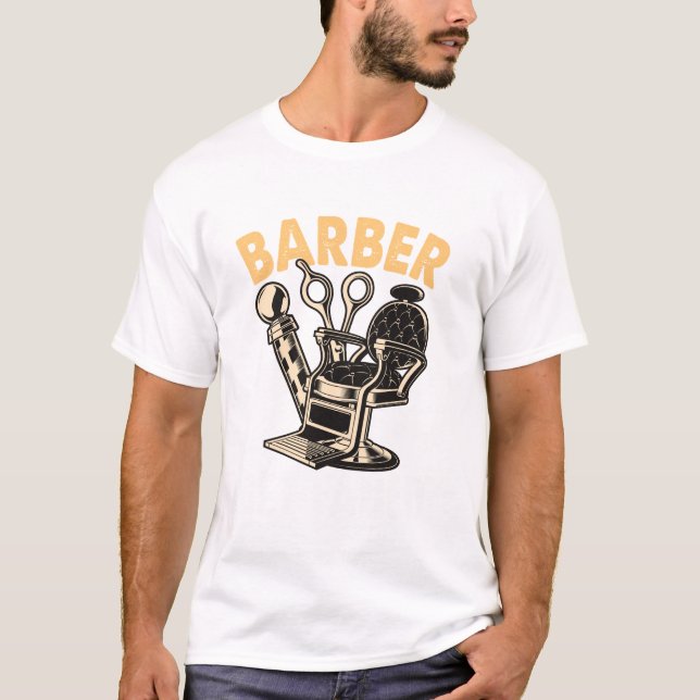 T-shirt Barber s'estompé (Devant)