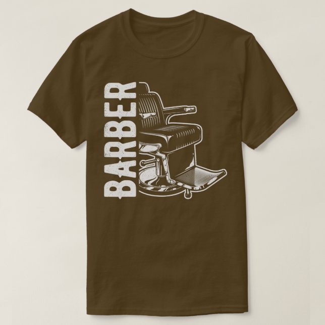 T-shirt Barber Shop Chaise Idée Haircut Hairstyler Hairsty (Design devant)