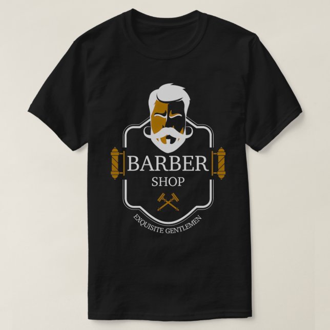 T-shirt Barber Shop Exquise Coupe de cheveux pour hommes (Design devant)