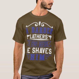 T-shirt Barber Shop Haircut barbe Coiffeur Cadeau 7