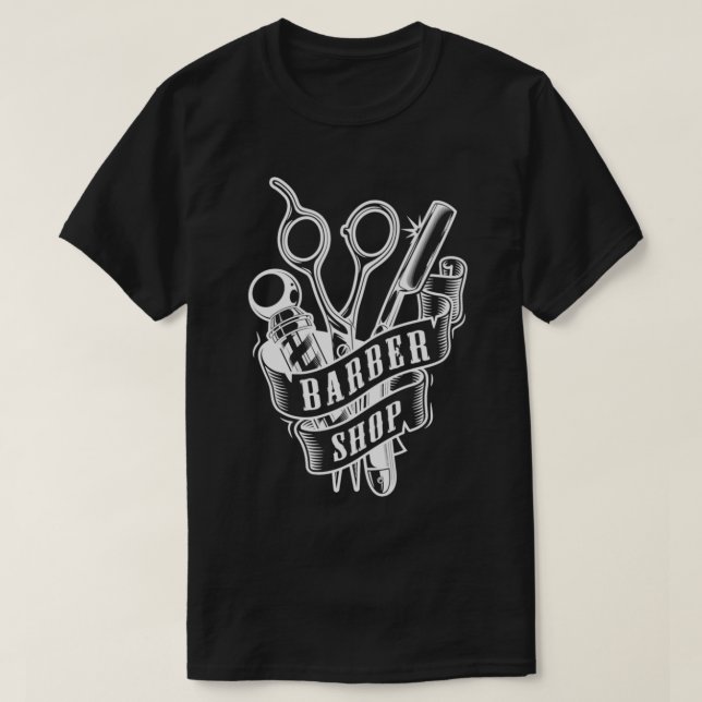 T-shirt Barber Shop T (Design devant)