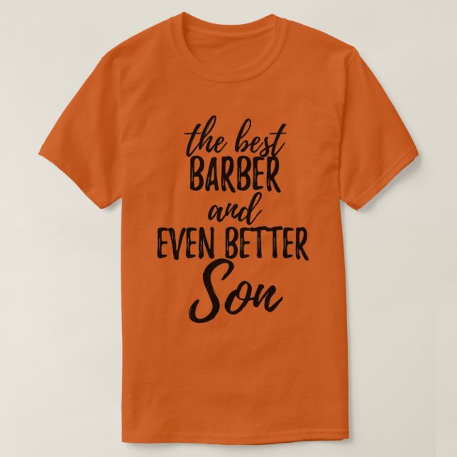 T-shirt Barber Son Funny Idée cadeau pour enfant Gag Inspi (Design devant)