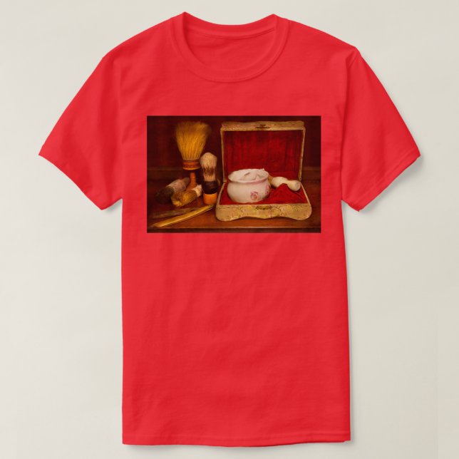 T-shirt Barber Sraser Froth me up Scotty (Design devant)