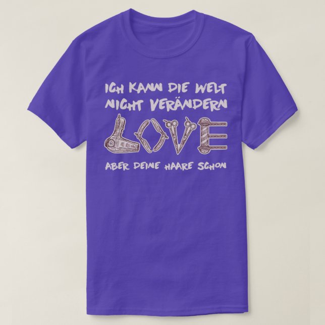 T-shirt Barbers coiffeur drôle cadeau (Design devant)