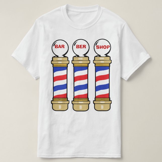 T-shirt Barbershop (Design devant)