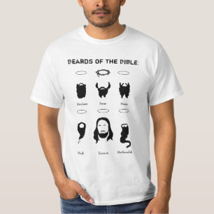 T-shirt Barbes du tee - shirt de base de bible