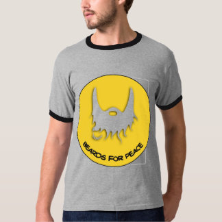 T-shirt Barbes pour le jaune de colombe de paix