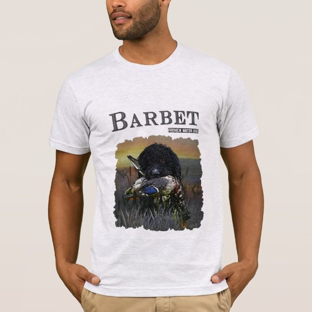 T-shirt Barbet, Chien d'eau français (Devant)