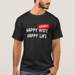 T-shirt Barbet Chien se reproduit heureux vie animal ami C