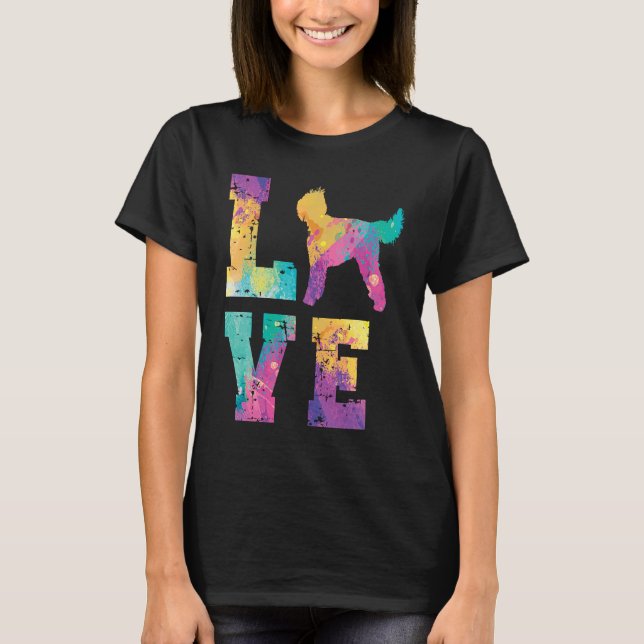 T-shirt Barbet Love (Devant)