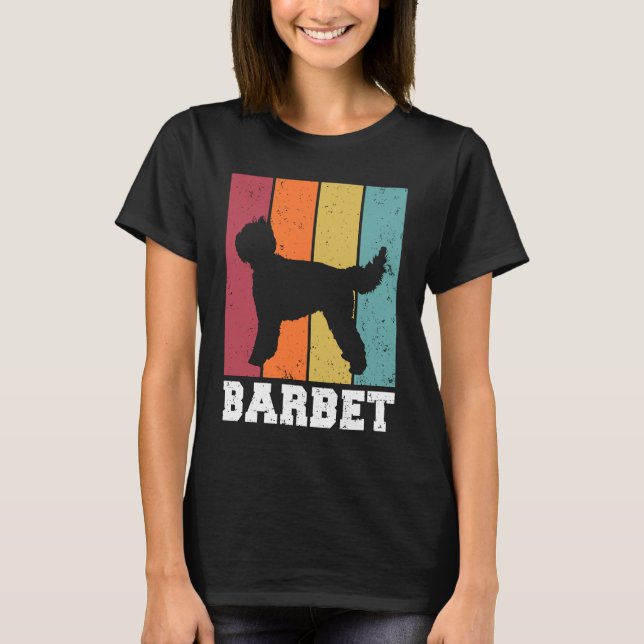 T-shirt Barbet Vintage  2 (Devant)