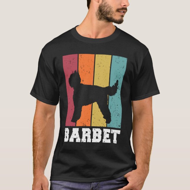 T-shirt Barbet Vintage  2 (Devant)