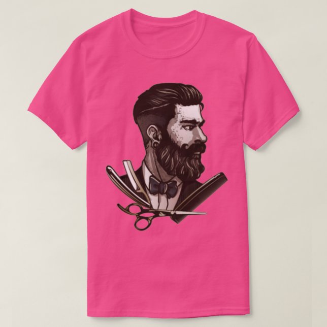 T-shirt barbier 55 1 (Design devant)