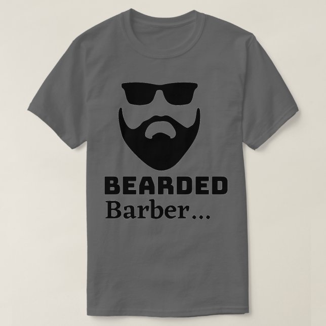 T-shirt Barbier à tête (Design devant)