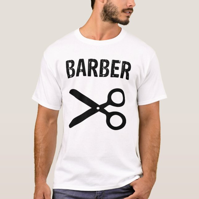 T-shirt Barbier, Barbier (Devant)