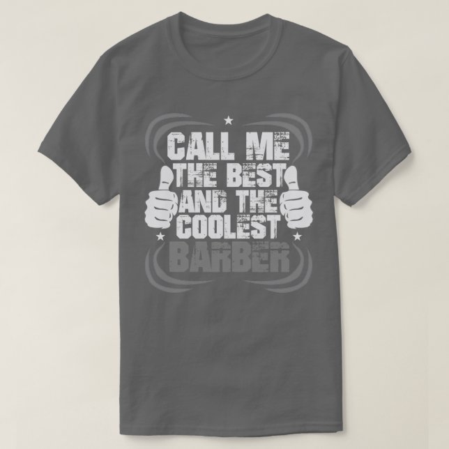 T-shirt Barbier Cool Coiffeur Ciseaux ciseaux Drôle Cadeau (Design devant)