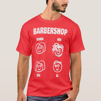 T-shirt Barbier de femmes