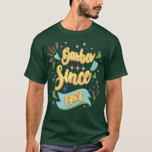 T-shirt Barbier Depuis 1983 Idées Cadeaux De Barbier Local