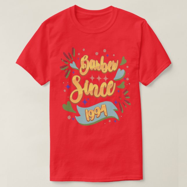 T-shirt Barbier depuis 1994 (Design devant)