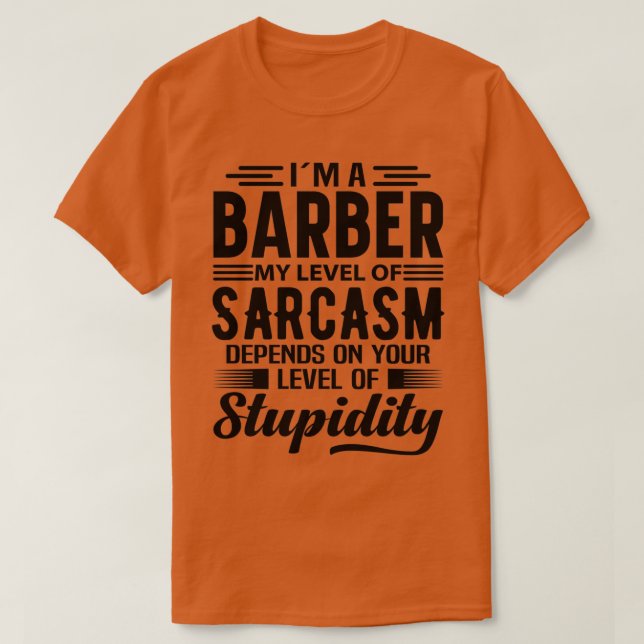 T-shirt Barbier Ix27m A (Design devant)