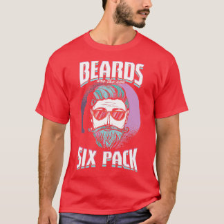 T-shirt barbus hommes barbes moustaches barbes sont la nou