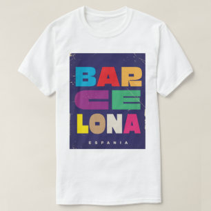 T-shirt Barcelona Espania