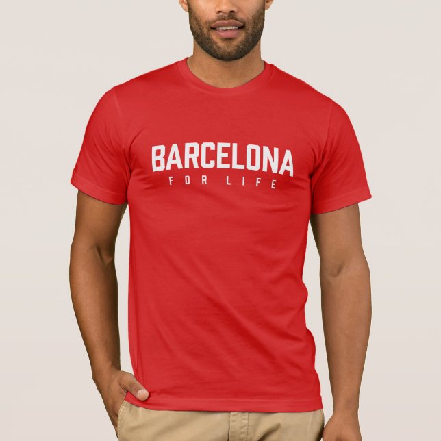 T-shirt Barcelona For Life (Devant)