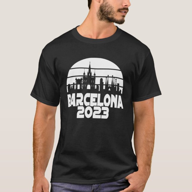 T-shirt Barcelone 2023 Barcelone (Devant)