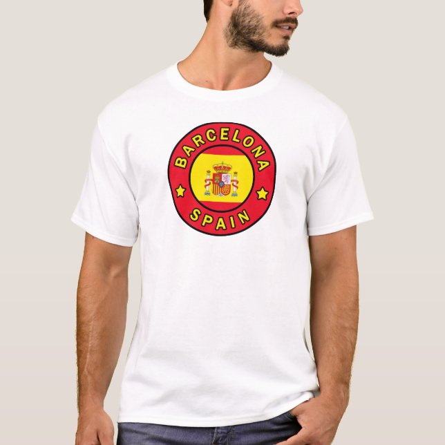 T-shirt Barcelone Espagne (Devant)
