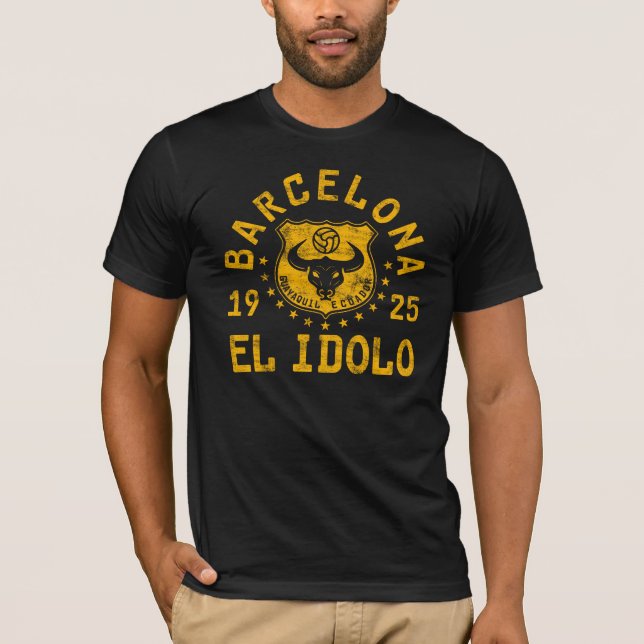 T-shirt Barcelone pièce en t "d'idolo d'EL" (Devant)