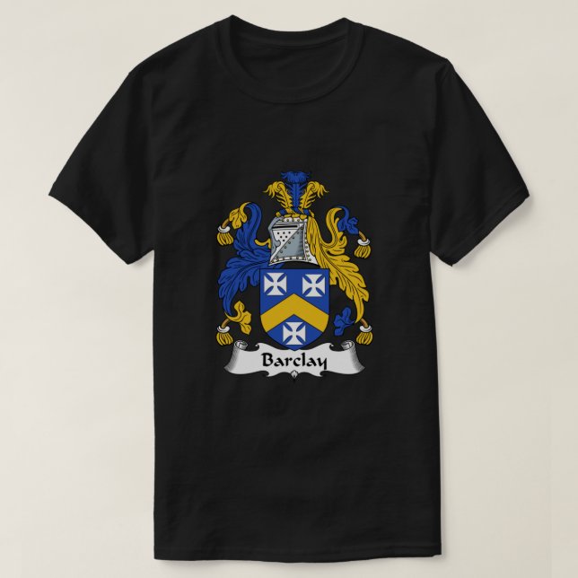 T-shirt Barclay Coat of Arms Barclay Family Crest Classic (Design devant)