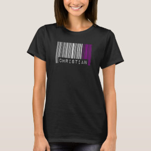 T-shirt Barcode Asexuel Fierté Christian Cute Ace Esthétiq