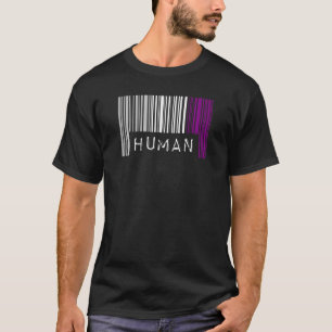 T-shirt Barcode Asexuel Fierté humaine mignet Ace esthétiq