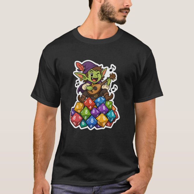 T-shirt Bard Dice Goblin (Devant)