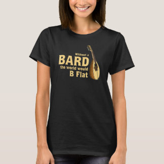T-shirt Bard Plaisanterie Pour Imaginaire B Tabletop Plat 