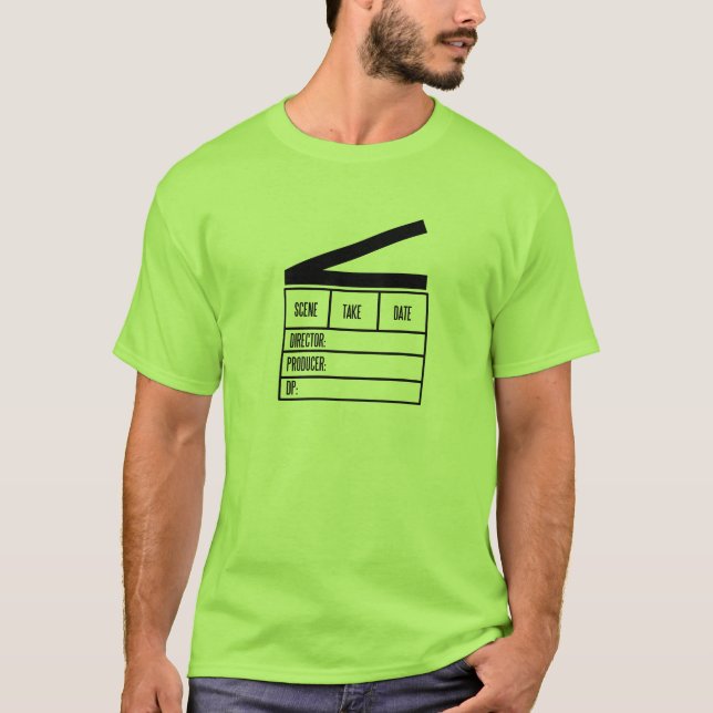 T-shirt Bardeau T.Shirt vert clair de base de producteur (Devant)