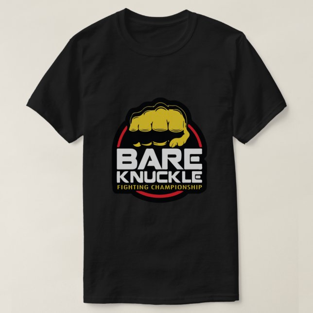T-shirt Bare Knuckle Championnat de combat Cadeau classiqu (Design devant)
