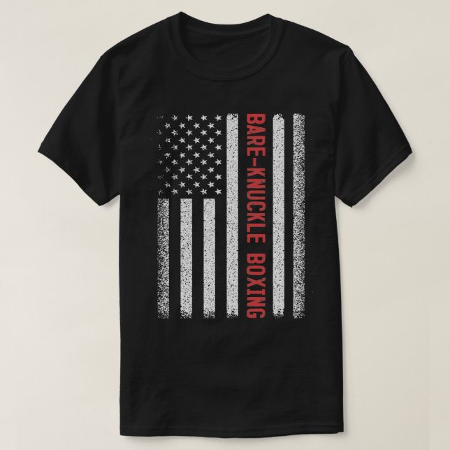 T-shirt Bareknuckle boit American Flag 4 juillet  (Design devant)
