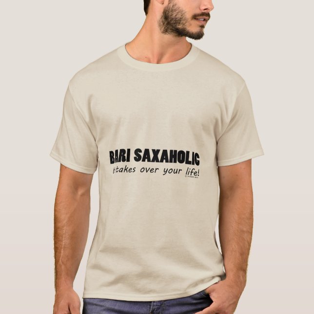 T-shirt Bari Saxaholic (Devant)