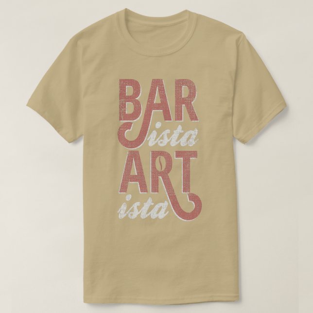 T-shirt Barista Artista Barista Art Life (Design devant)