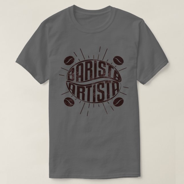 T-shirt Barista Artista Barista Art Life 1 (Design devant)
