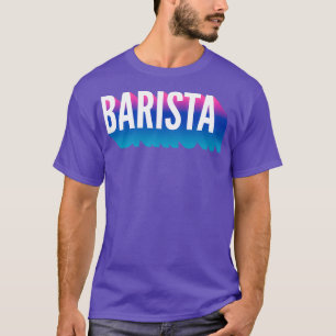 T-shirt Barista Avec Ombre De Long Dégradé
