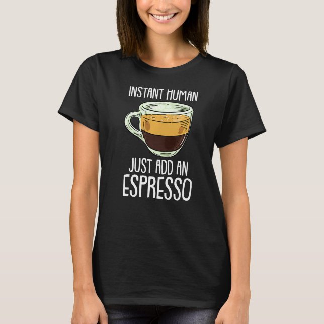 T-shirt Barista Beans Coffee Espresso (Devant)