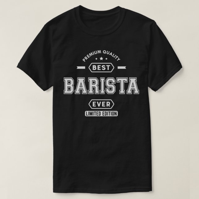T-shirt Barista Best Barista (Design devant)