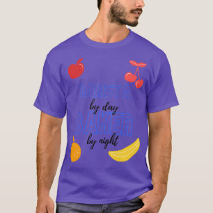 T-shirt Barista By Day Baker By Night Funny Baking Cadeau