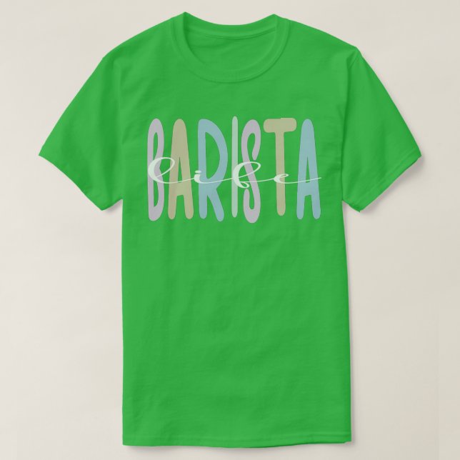 T-shirt Barista Cadeaux Café Café Bar Café Lover 1 (Design devant)