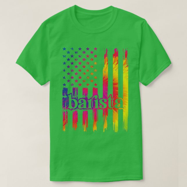 T-shirt Barista Cadeaux Café Café Bar Café Lover 2 (Design devant)