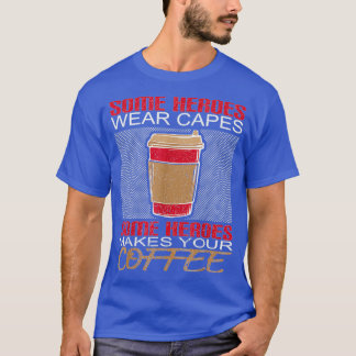 T-shirt Barista Coffeemaker Café Lover Idée cadeau Barista